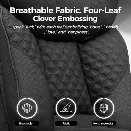GTRACING Big and Tall Office Chair 400LBS Wide Ergonomic Fabric Deluxe Embossing Designed Gaming Chair with Foot Rest,150°Reclining Adjustable Armrests Pocket Spring Back Support and Pillow