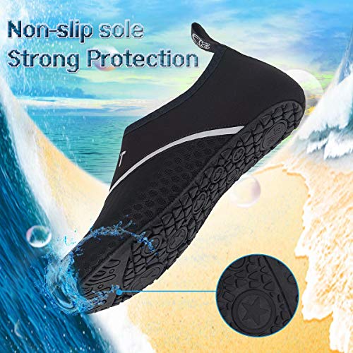 Image of YALOX Water Shoes Women's Men's Outdoor Beach Swimming Aqua Socks Quick-Dry Barefoot Shoes Surfing Yoga Pool Exercise