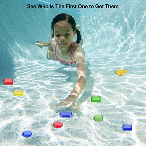 [14Pack] Diving Toys Set with Net Bag, Pool Toys for Kids & Swim Toys, Great Gifts &Toys for Boys and Girls, Ages 3, 4, 5, 6, 7, 8, 9, 10, 11, 12 - Thumbnail 5