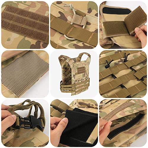 Bluestraw Tactical Molle Vest Military Airsoft Paintball Vest Adjustable Cs Field Training Vest Chest Protector #TOP5