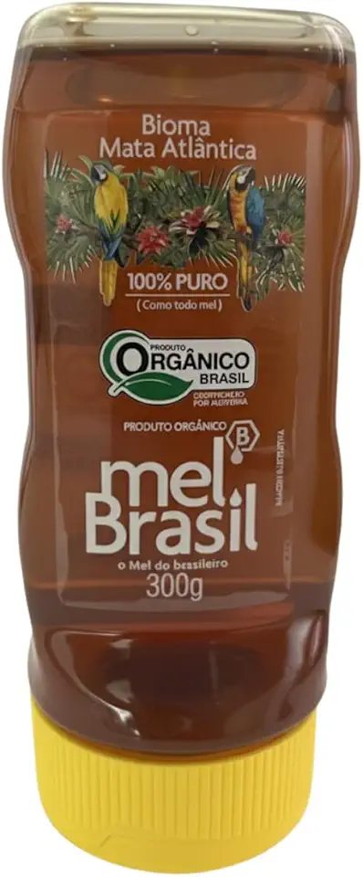 Mel Brasil Silvestre Orgânico 300g Squeeze — 100% Puro, SIF 81
