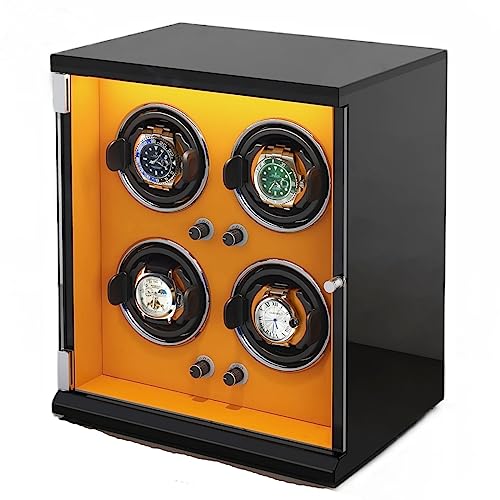 Girador de relojes automáticos con almohadillas ajustables universales y motor ultra silencioso
