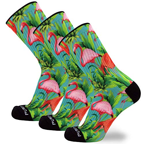 Hiking Outdoor Socks, Prints –Comfortable Moisture Wicking Outdoor Merino Pack