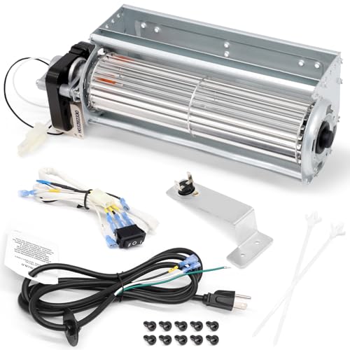 Aibabcue GFB100 Fireplace Blower Fans Kit For Pleasant Hearth Ventless Gas Fireplace VFF-PH20D...