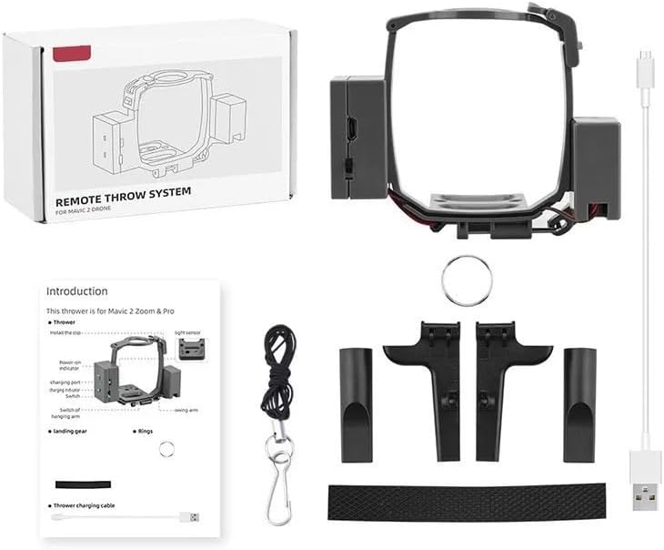 Airdrop Thrower System for DJI Mini 3 Pro/MINI 1 2/MAVIC PRO/MAVIC 2/AIR 2/2S Drone Fishing Bait Wedding Ring Gift Deliver (Color : Mavi2 Thrower-01), ELBFAE666