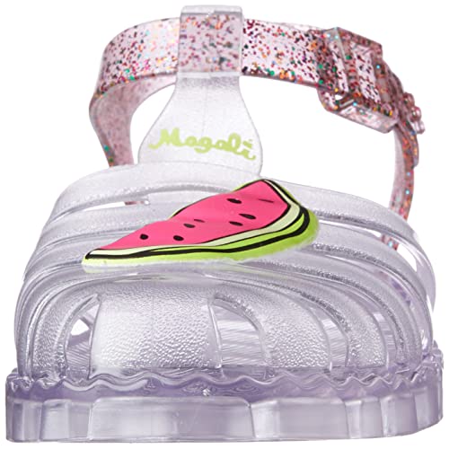 Turma Da Monica Friends Sandalia Inf, Meninas, VIDRO/ROSA GLITTER, 29
