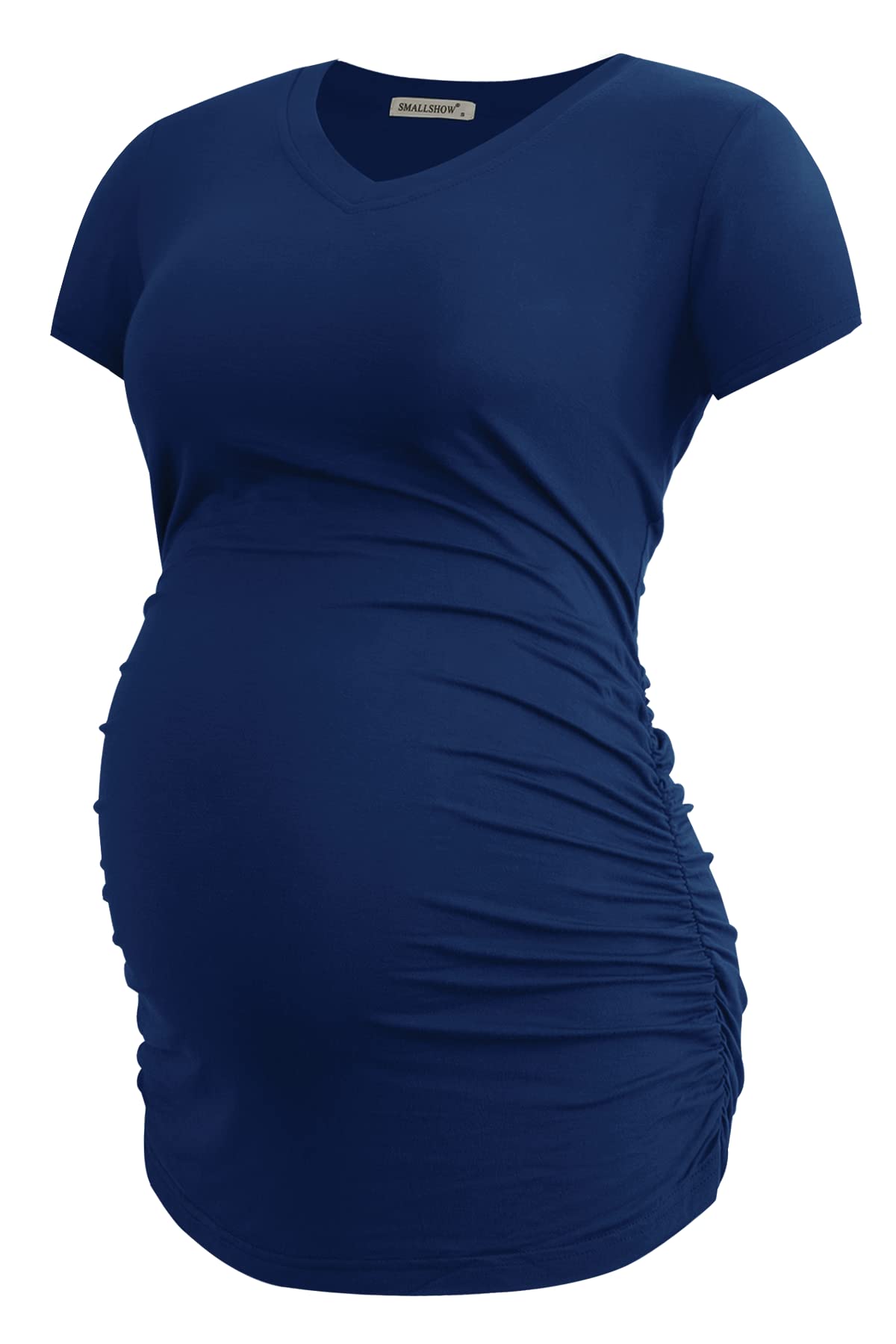 Smallshow Femmes V Cou Maternité Vêtements Haute Qualité Grossesse T Shirt 3-Pack