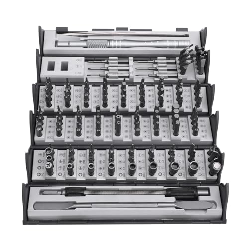Jeu d'embouts de tournevis 128 en 1 kit de réparation magnétique S2 - 8