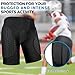 Diamemon Mens Football Girdle Padded Compression Shorts with Protective Cup - Integrated Thigh/Hip Padding & Adjustable Waist - for Softball, Baseball & Hockey
