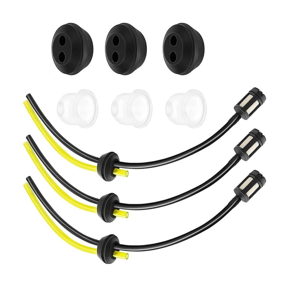 Kit de filtre à carburant universel, durite essence et poire amorçage débroussailleuse