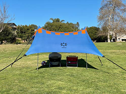Image of Neso Sidelines 1 Sports Tent - Lightweight and Portable Sun Shelter and Shade Tent for Outdoor Activities - Patented Reinforced Corners - UPF 50+ Sun Protection - 5.5 ft Tall, 7 x 4.5 ft