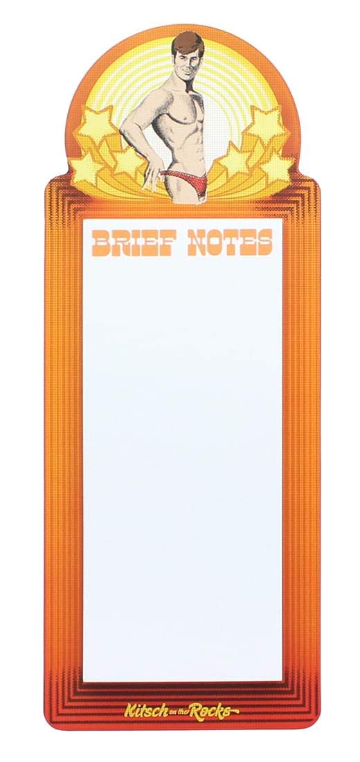 Kitsch on The Rocks Brief Notes Notepad