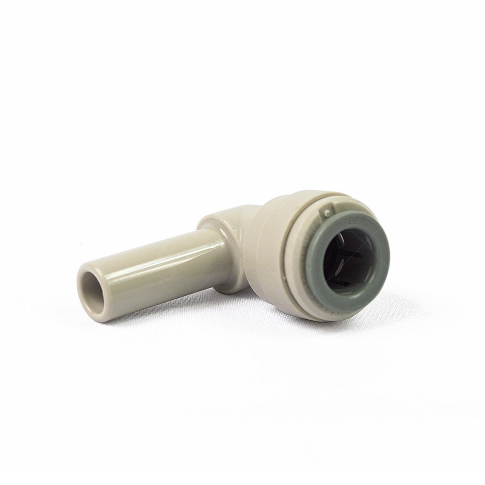 John Guest PI221616S Push-to-Connect Stem Elbow Adapters, 1/2