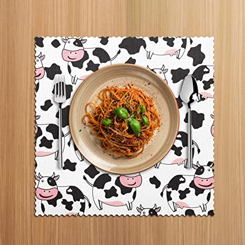 Protégez votre table des brûlures avec nos sets de table vache rigolos - 6