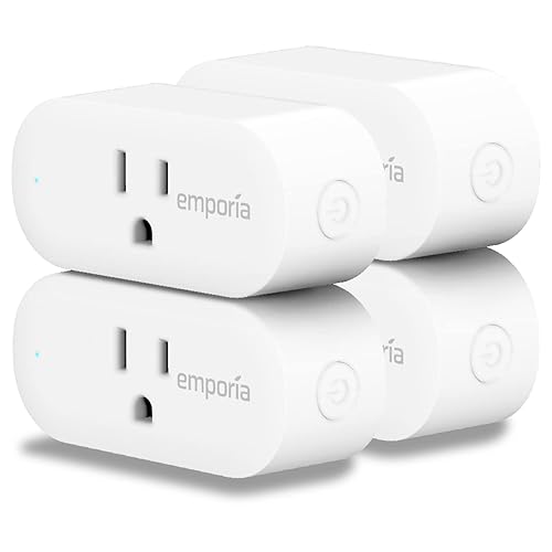 Enchufe inteligente con monitoreo de energía 15 A máx. 10 A continuo Salida inteligente WiFi Aplicación móvil Alexa Google Certificado ETL