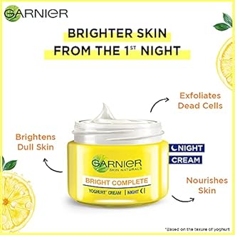 Garnier Bright Complete VITAMIN C YOGHURT Night Cream, 40g