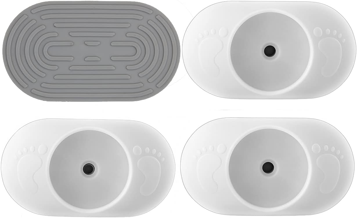 4 Pack Baby Gate Wall Protector, Protect Walls & Doorways for Pet & Dog Gates, Pressure Mounted on Stair Gate, No Screw Need