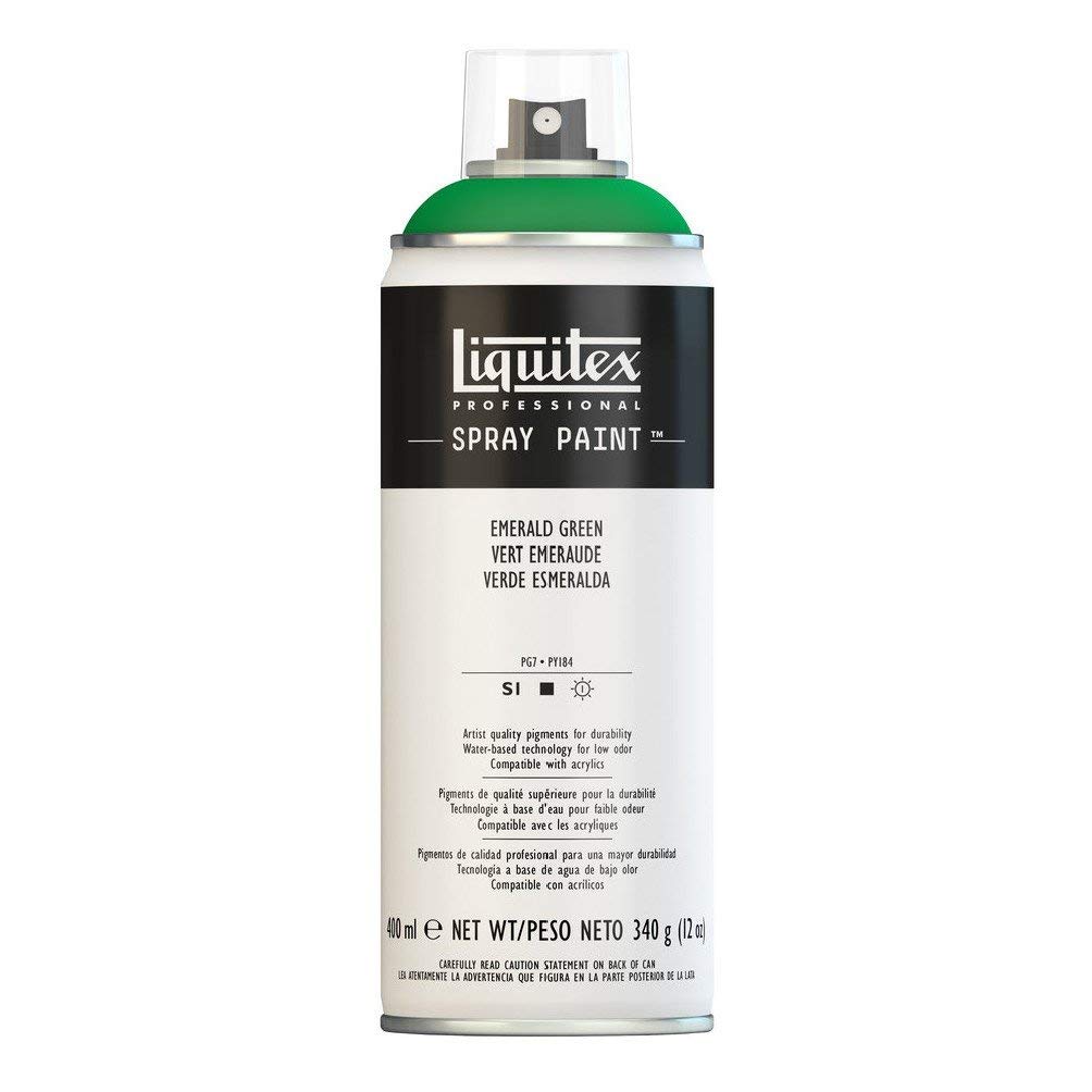 Liquitex Professional Spray Paint Water-Based 400ml Emerald Green Art Murals