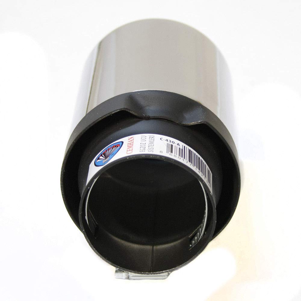 Autohobby Deflettore Di Scarico Universale In Acciaio Inox Cromato - Fino A 56 Mm - Foto 5