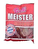 Meistermischung Bayern MÜNCHEN 300 g Fruchtgummi in Form von Bären, Meisterschalen und DFB-Pokalen 9 Geschmacksrichtungen Fruchtgummi mit Fruchtsaft 22 %