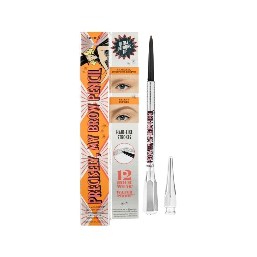 Benefit Precisely My Brow Pencil (Ultra Fine Brow Defining Pencil), 0.002 Oz (#3.75, Warm Med Brown)