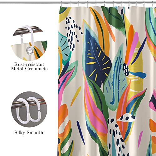 Alalal Abstract Art Shower Curtains For Bathroom, Polyester Fabric Shower Curtain Sets With 12 Hooks, Waterproof Modern Bathroom Decor Curtain, Machine Washable,72X72 Inch #TOP6