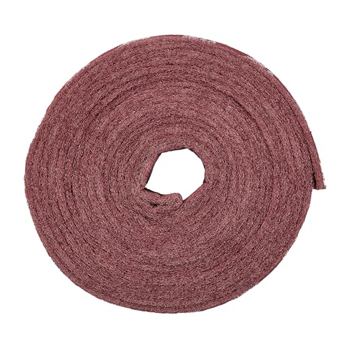 Rouleau abrasif non tissé 3M Scotch-Brite CF-RL, 100 x 10000 mm, Grain A Très fin, Rouge