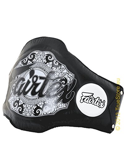 Fairtex Champion BPV2 Cinturón de entrenamiento Muay Thai negro