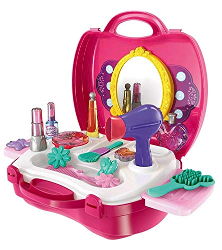 Image of Magicwand Pretend Play Carry Along 21 Pcs Beauty Salon for Girls