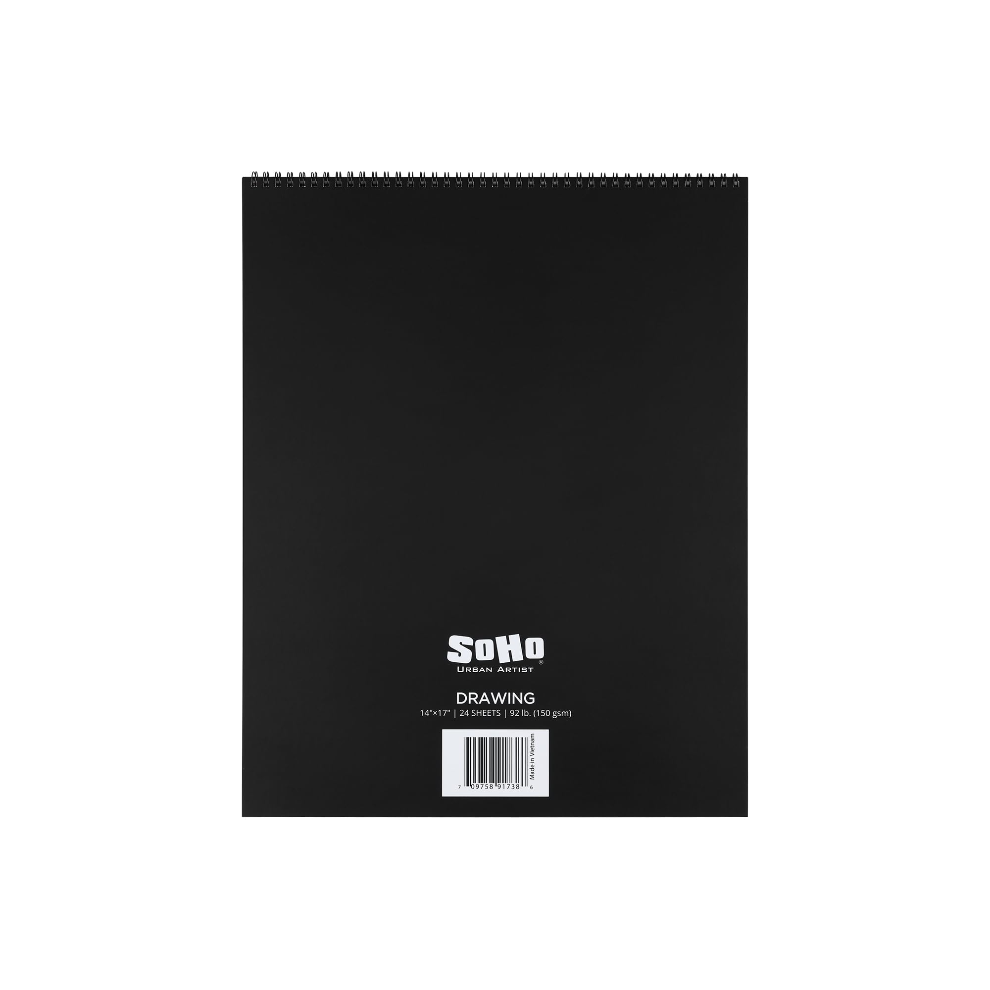 SoHo Urban Artist Blocco da disegno con copertina morbida, 35,6 x 43,2 cm, 41,7 kg, 150 g/m², per artisti, viaggi, illustrazioni e altro ancora, singolo
