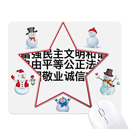 Tapis de souris de protection Noël avec étoiles pour éviter les rayures sur le bureau