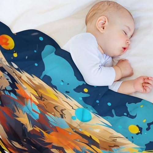 Manta de búho para sofá cama grande en noches frías 4
