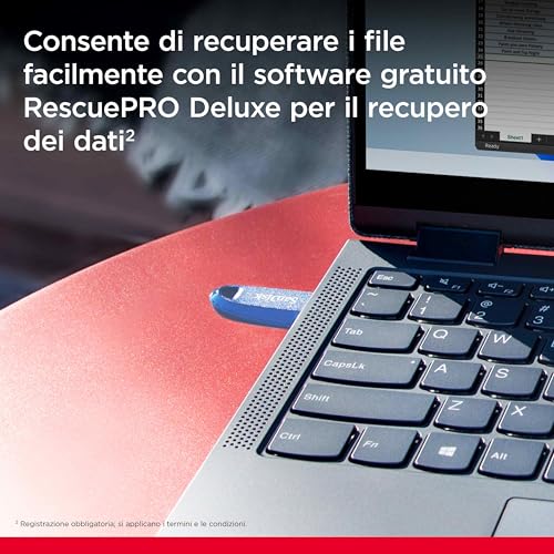 SanDisk 64GB Ultra Curve Unità flash USB 3.2 fino a 100 MB/s - Blu Navy - Immagine 5