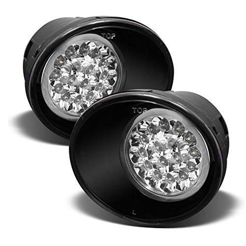 AKKON - For Nissan Titan Armada Clear Lens LED Driving Fog Light Lamp W/Switch + Wiring