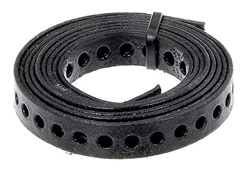 Alberts 334123 Lochband | mit oder ohne Abrollkasette | schwarz kunststoffbeschichtet | Breite 12 mm | Länge 1 5 m