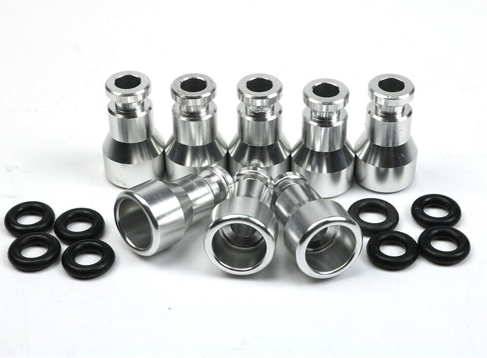 Fuel Injector Spacer 8 Pack For LS1 LS6 Intake Manifold to LS Truck Injector