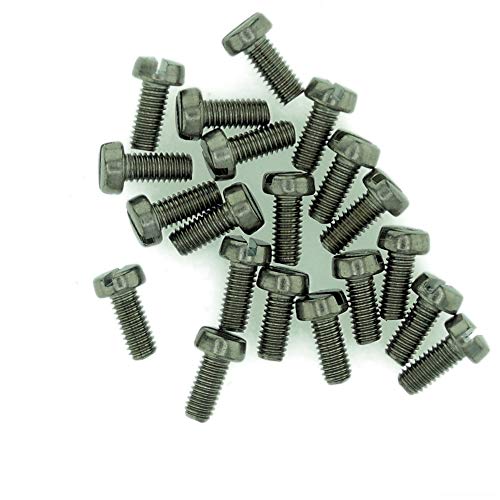 M2.5 (2.5mm x 20mm) Slot Cheese Machine Screw (Bolt) - Stainless Steel (A2) (Pack of 20)