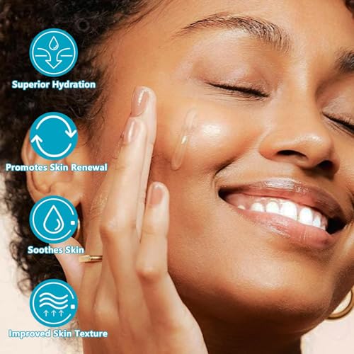 Image of 2.3% Hyaluronic Acid Serum for Face with 1% Snail Secretion Filtrate Deep Moisturizing Anti-Aging Anti-Wrinkle (3Pack-Each 15g)