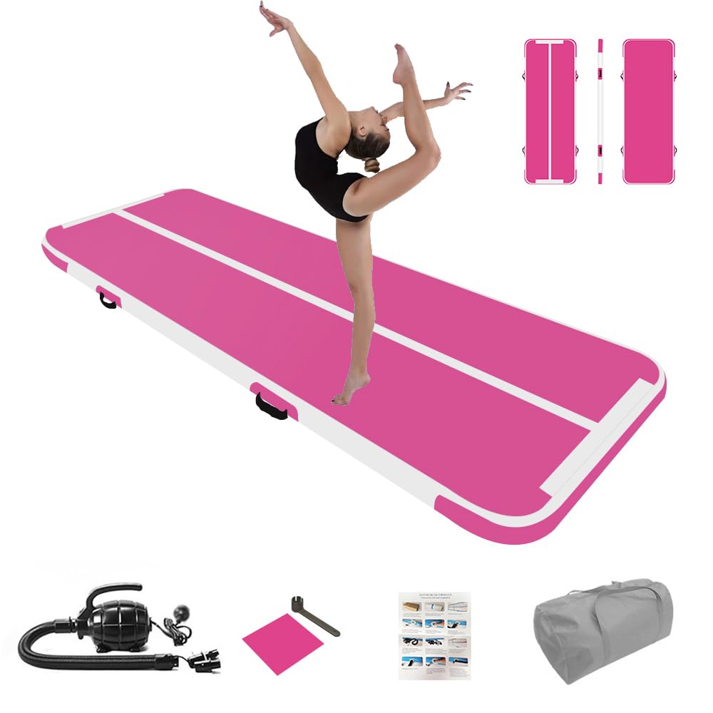Inflatable Air Gymnastics Mat Training Mats 4 inches Thickness Inflatable Gymnastics Tracks With Pump For Home Use Training