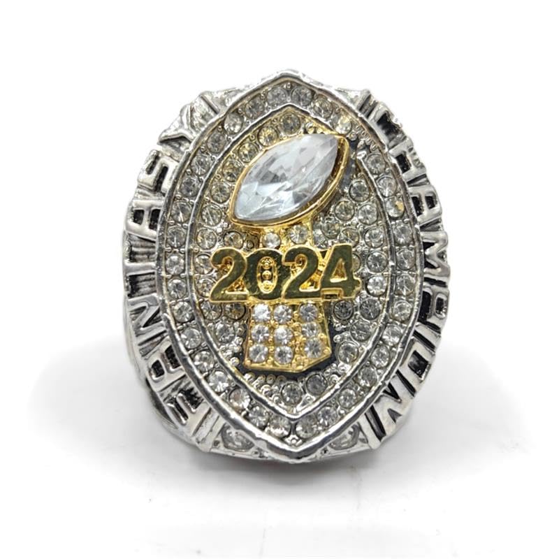 Customized 2024 Fantasy Football League Championship Trophy Rings Prize
