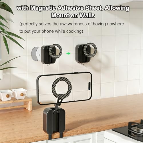 Support Téléphone Avion MagSafe Fixation Tablette Vol et Support Magnétique Dossier Siège Smartphone