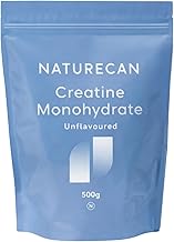 Naturecan Creatine Monohydrate, 17.6 oz (500 g), Non-Flavored (0.2 oz (5 g) Per Serving, 100 Servings, Creatine