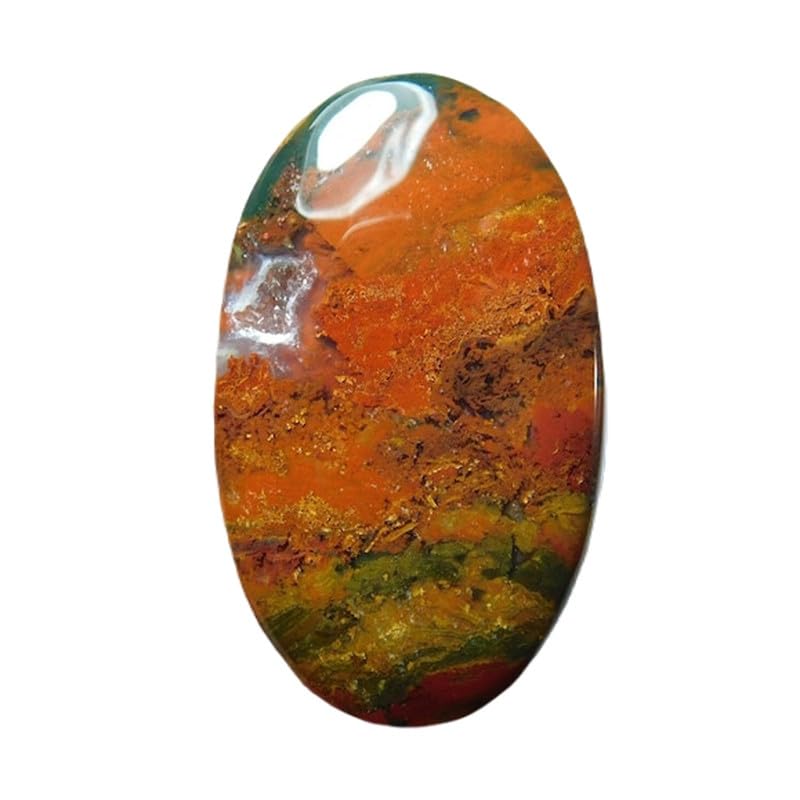 Pierre de sang naturelle 41x24mm cabochon de qualité supérieure pour bijoux