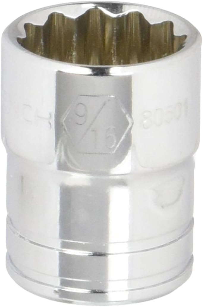 GEARWRENCH 3/8 Drive Standard SAE Socket 9/16, 12 Point - 80501