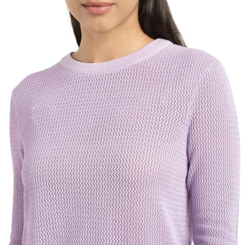 Image of Levi's Women Polyester Round Neck Sweater