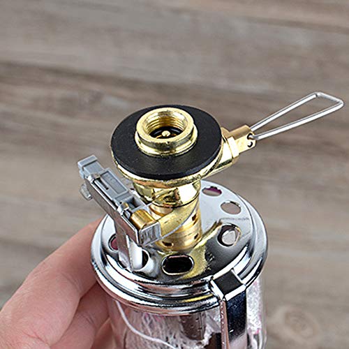 Coherny Outdoor Mini Portable Ultralight Compact Camping Lantern Gas Light Tent Lamp Torch Hanging Glass Lamp #TOP2