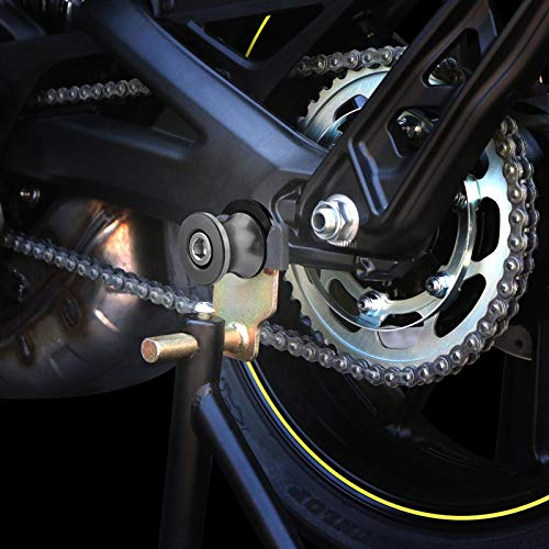 6Mm M6 X 1.5 Motorcycle Swing Arm Sliders Spools 2Pcs Cnc Swing Arm Stand Screw Compatible With Mt09 Mt-09 2014 2015 2016 2017 #TOP4