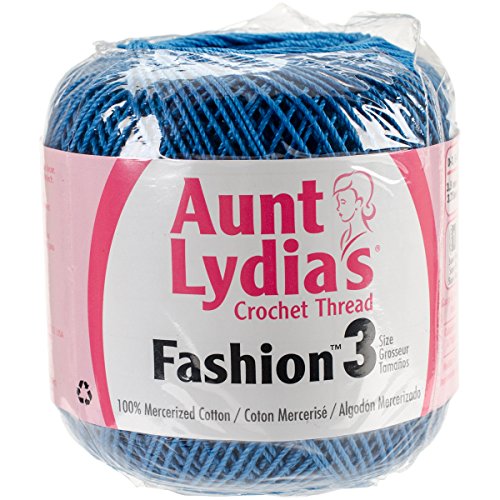 Aunt Lydia'S Fashion Crochet Thread Size 3-Blue Hawaii
