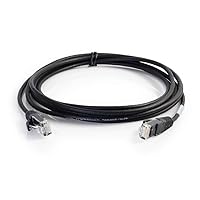 Vista 145 de C2G Cable de conexión cruzada Cat6, cable de remiendo Cat6 sin blindaje y sin engancho, cable Ethernet cruzado rojo, cable Ethernet UTP sin engancho