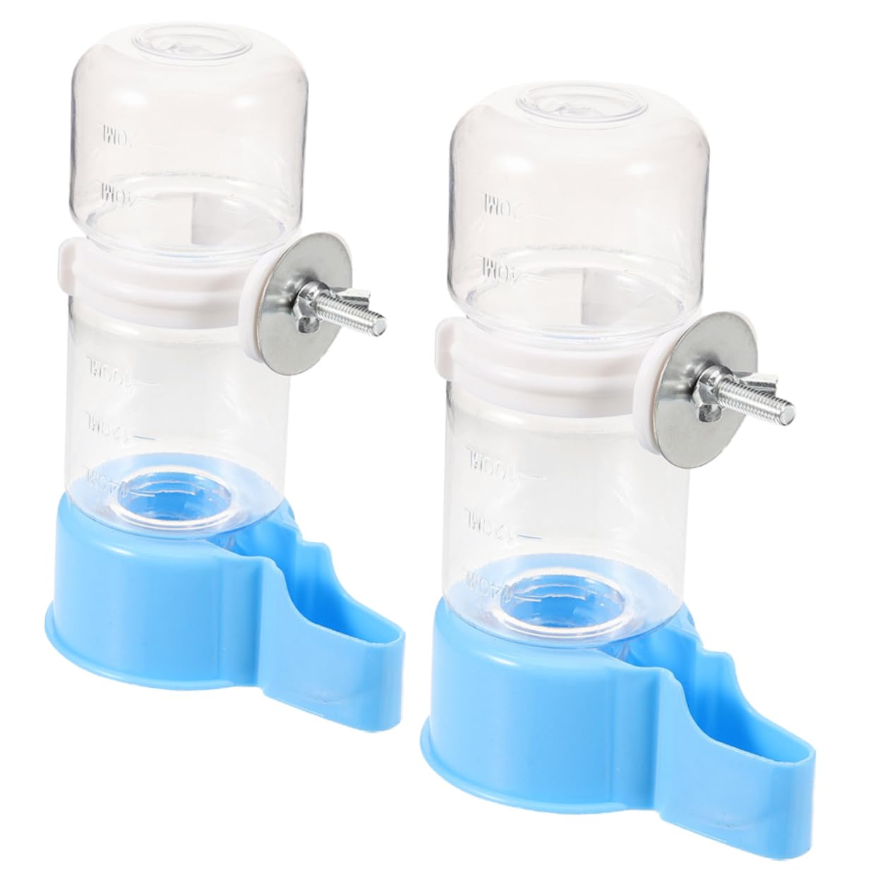Sosoport 10 Pièces Cage À Oiseaux Accessoires D'Eau Abreuvoir À Oiseaux Automatique Perroquet Mangeoires D'Eau Calopsitte Récipient D'Eau Perroquet Fontaine D'Eau Fontaine
